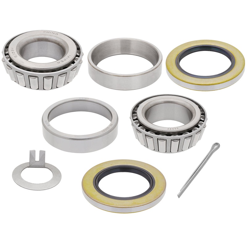 5,200-7,000 lbs Trailer Axle Bearing Kit, 14125A/14276, 25580/25520, 10-10 and 10-36 Seals [Fits Spindle D42, 2.125” x 3.375” and 2.250” x 3.375”]
