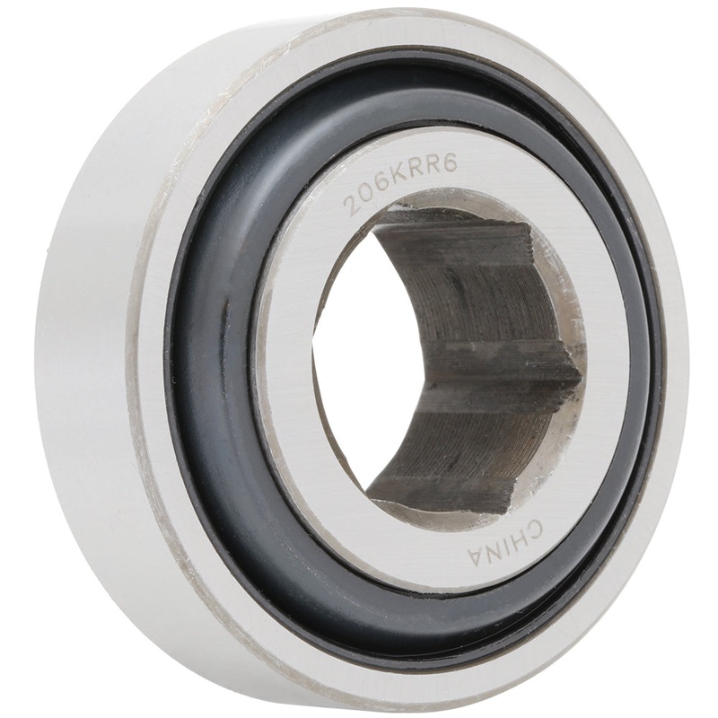 206KRR6 – Agricultural Bearing with Hex Bore