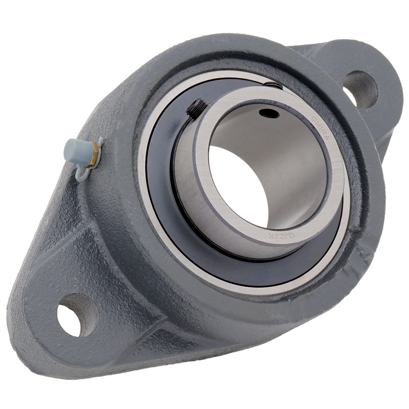 UCFL211 – 2-Bolt Flange Mounted Ball Bearing, Insert Bearing: UC211, Cast Iron Housing: FL211