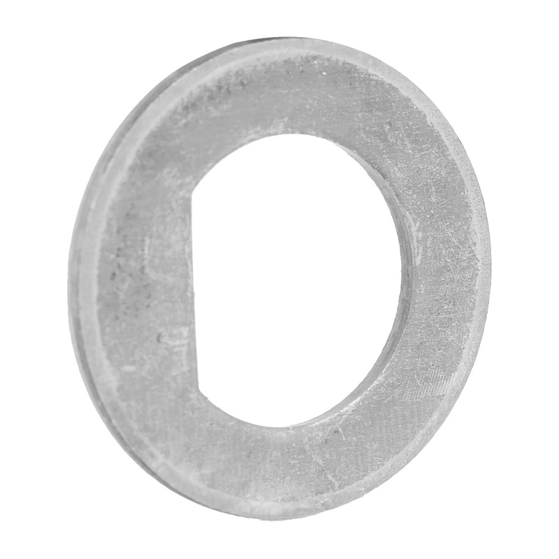 D-Shaped Washer – 1 in Trailer Axle Spindle – Flat Spot Slot – Compatible with EZ Lube Spindles