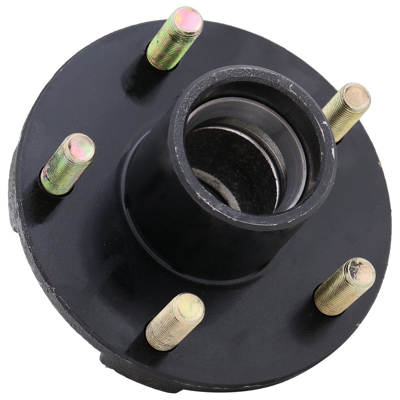 HUB 52045 – 5 on 4.5 Idler Hub – 2,000 lbs Trailer Axle (BT8) – Race Installed: L44610 (Inner & Outer)