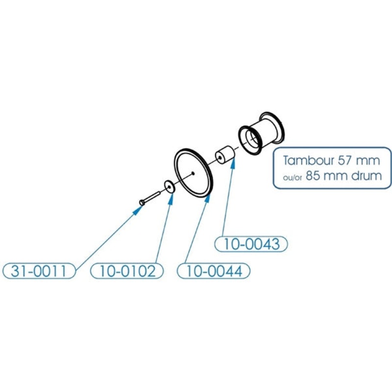SQUARE NUT 10-24 ZN
