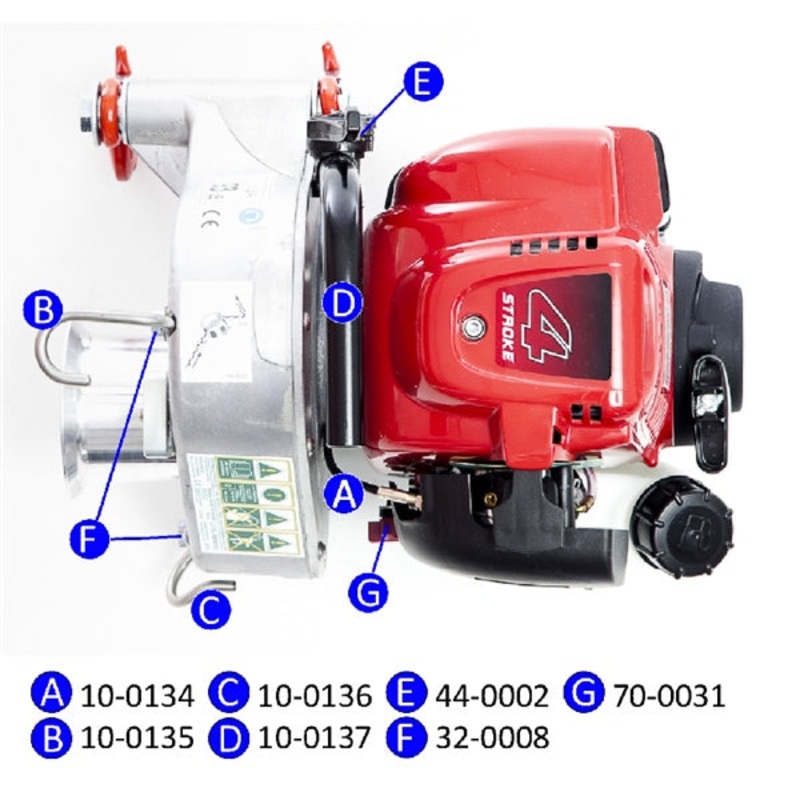 THROTTLE LEVER PCW3000