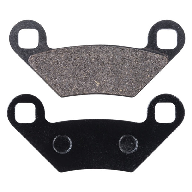 BRAKE PAD FT/RR POL SEMI-METALLIC