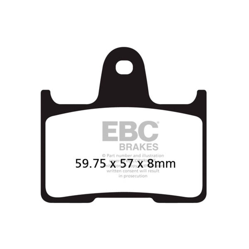 EPFA254HH EBC BRAKE PAD ARR/DR BMW