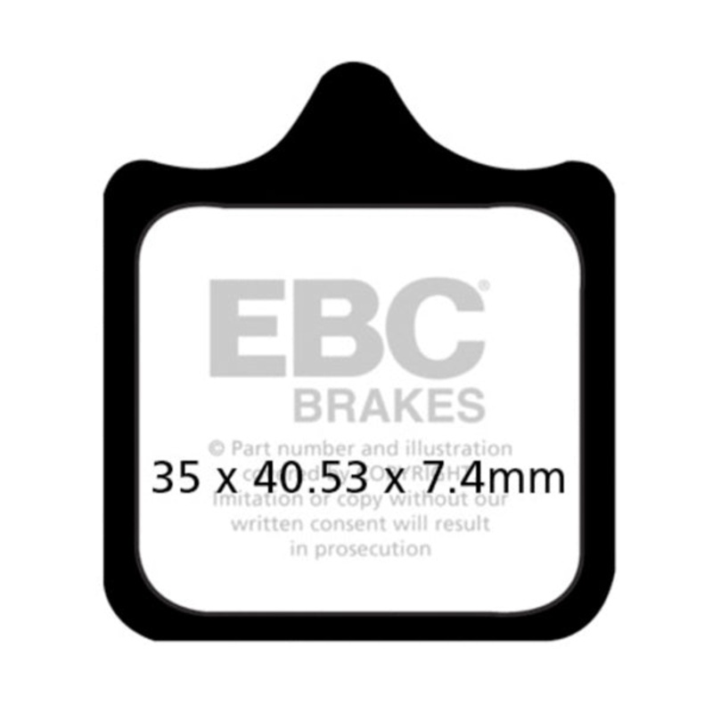 EPFA322/4HH EBC BRAKE PAD LF
