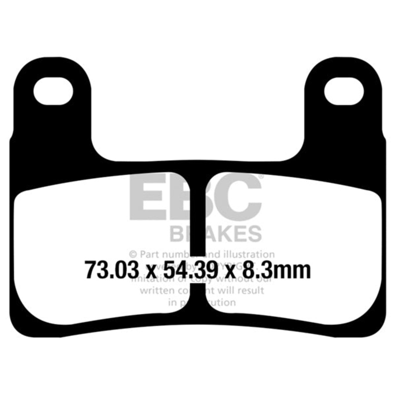 EPFA724HH EBC BRAKE PAD LF/RG