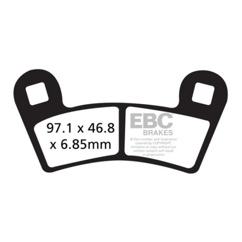 FA456SV EBC BRAKE PADS SERIES SV RR