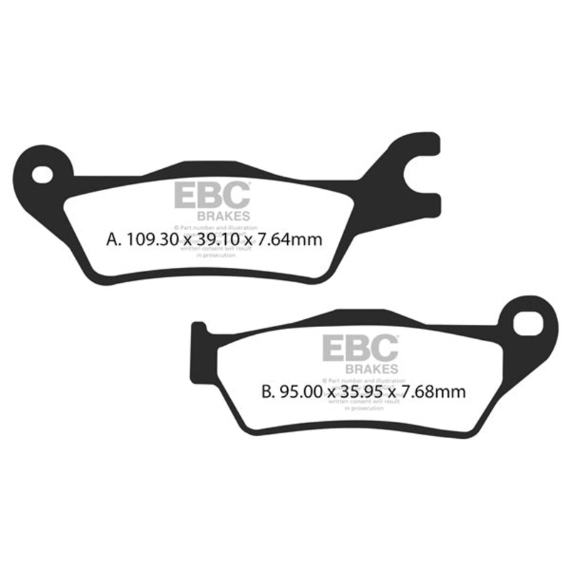FA715V EBC BRAKE PAD LF