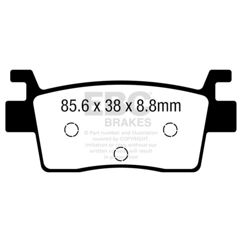 FA739R EBC BRAKE SHOES LF/RG