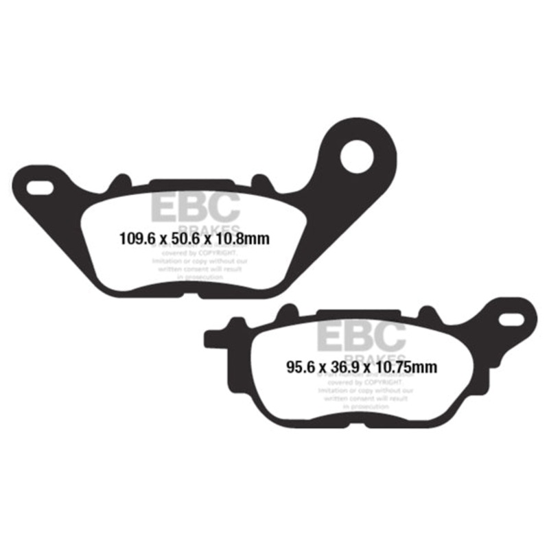 GPFAX662HH EBC BRAKE PAD RR