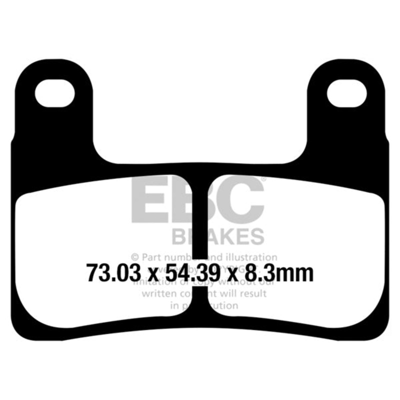 GPFAX724HH EBC BRAKE PAD LF/RG