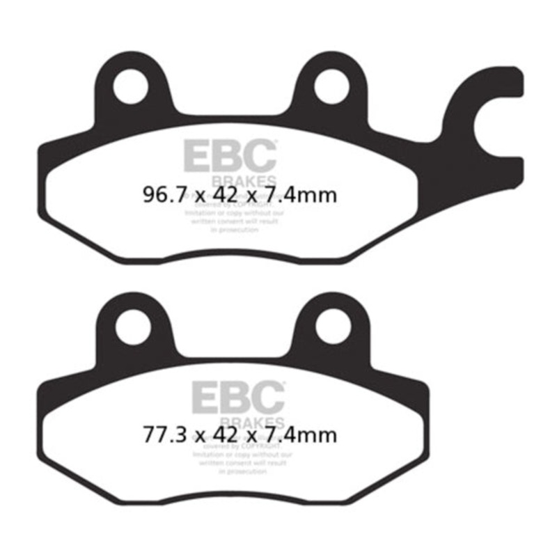 SXR165HH EBC BRAKE PAD LF