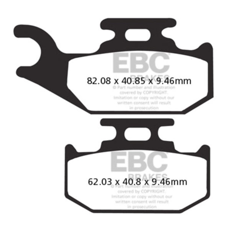SXR317HH EBC BRAKE PAD LF