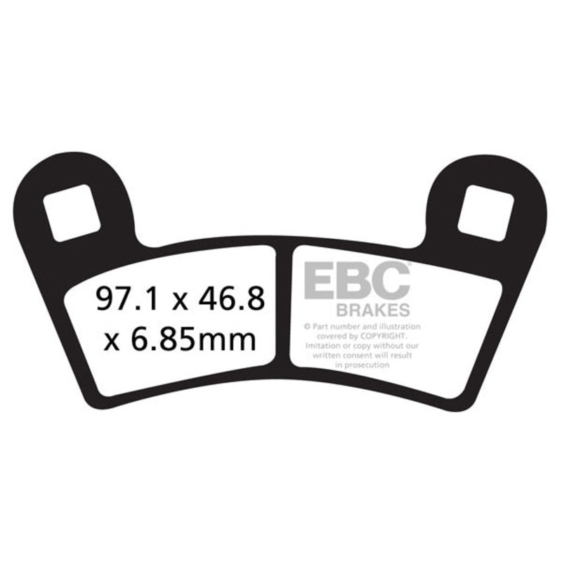 SXR456HH BRAKE PAD EBC