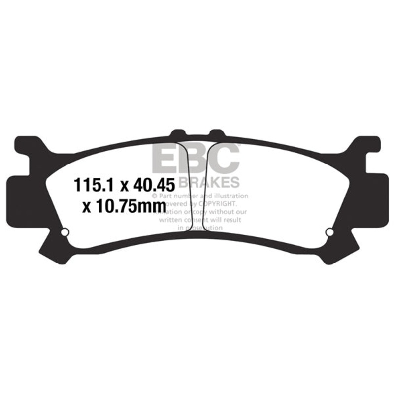SXR701HH EBC BRAKE PAD LF