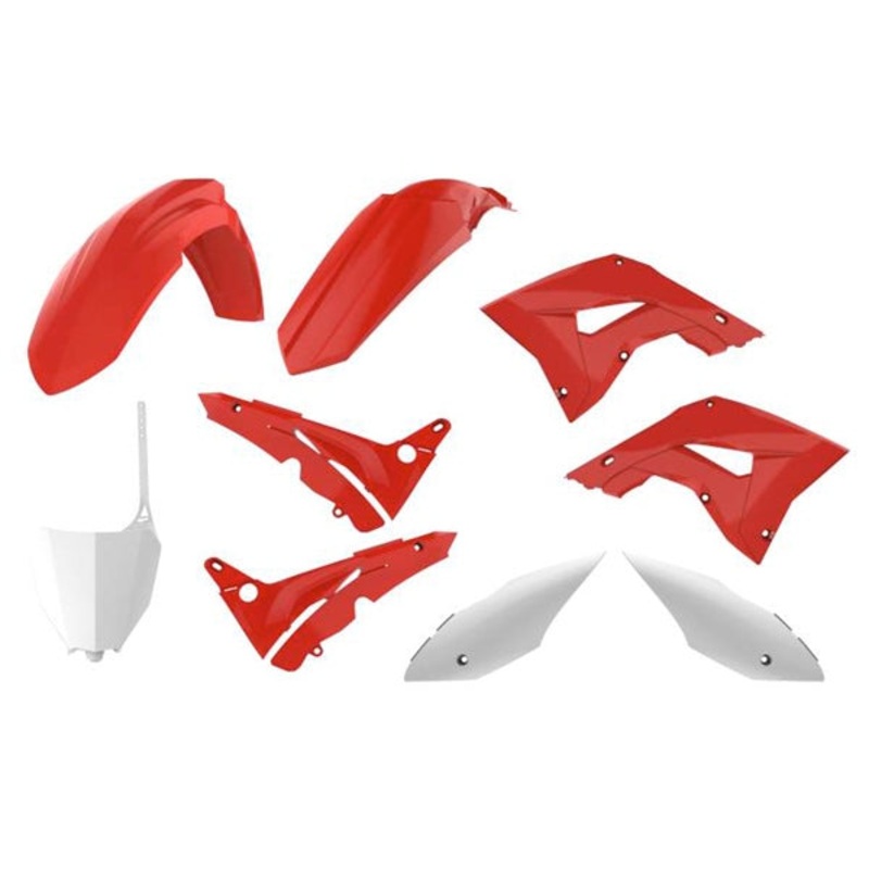 MX COMPLETE KIT RESTYLED RD/WH POLISPORT