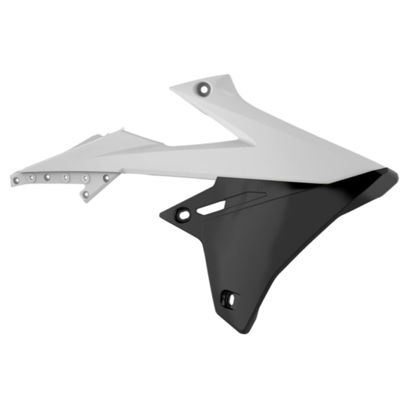 RADIATOR SCOOPS WH/BK