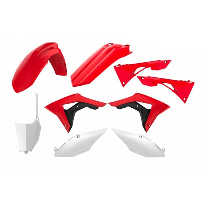 MX COMPLETE KIT RD/BK HON POLISPORT