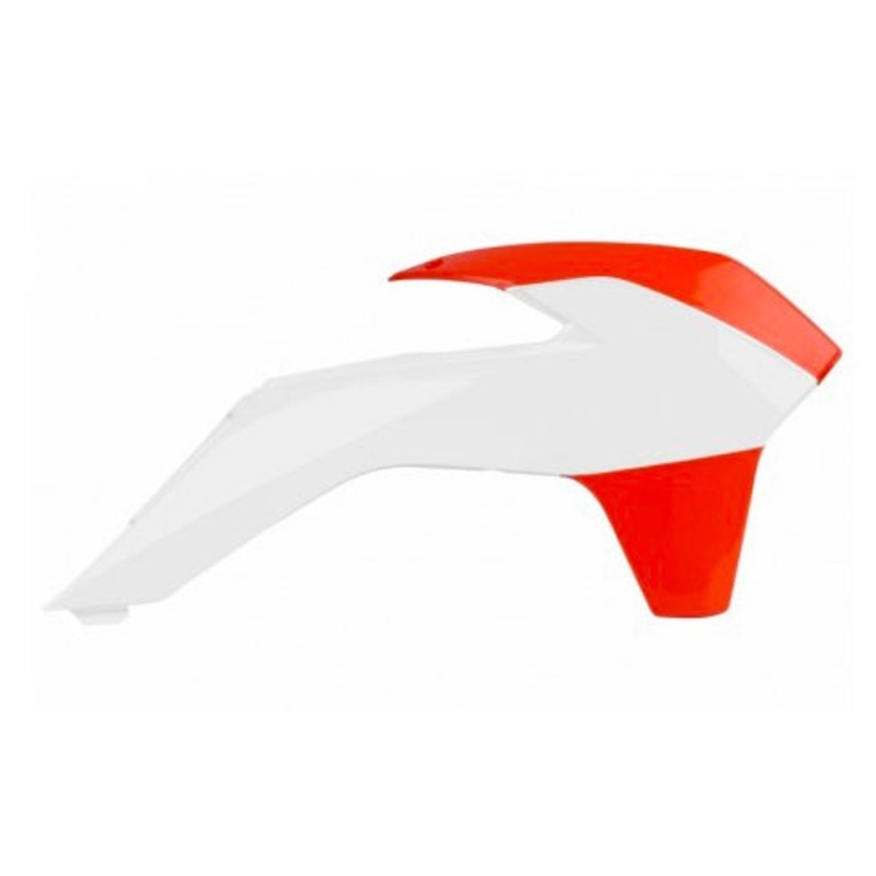 RADIATOR LOUVERS WH/OG KTM POLISPORT