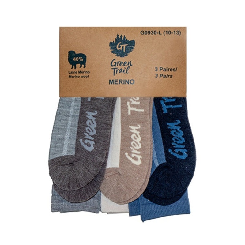 SOCKS MERINO 3 PAIR M 6-9