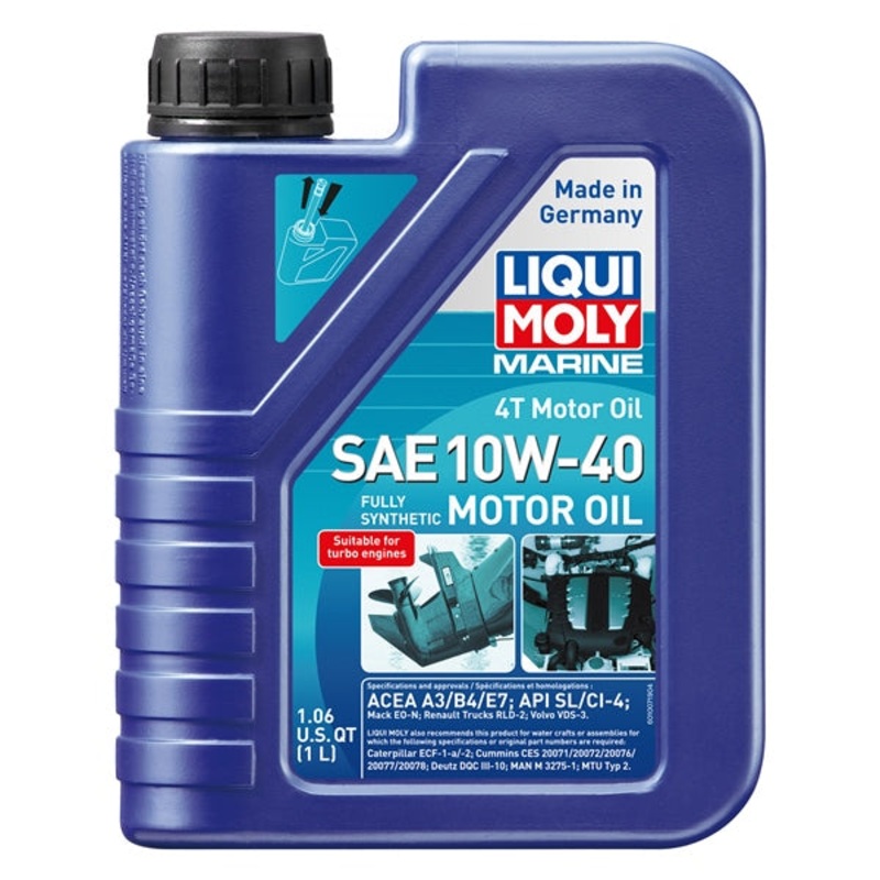 OIL 4T SAE 10W40 MARINE 1L LIQUIMOLY