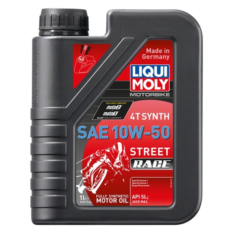 OIL 4T SAE 10W50 STR RACE 1L LIQUIMOLY