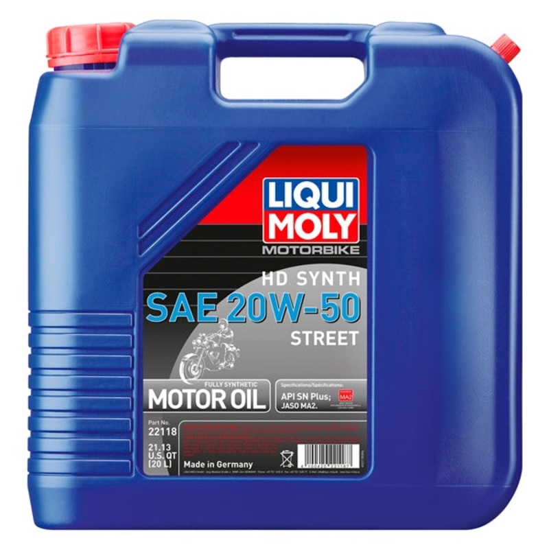 OIL HD SYNTH 20W-50 MOTO STR 20L LIQUI