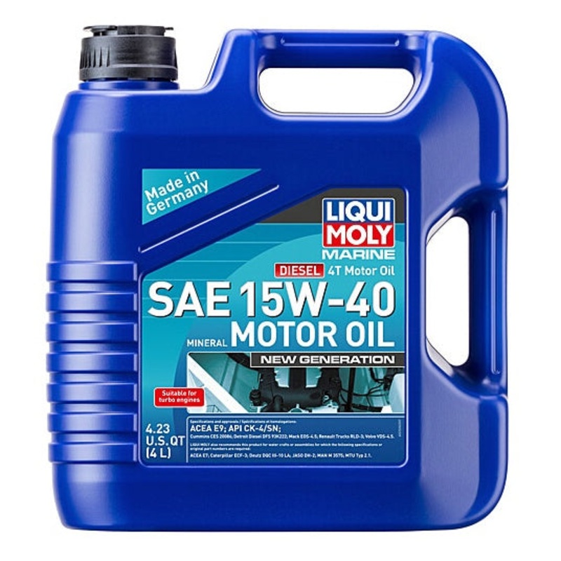 OIL MOTOR 15W40 MARINE DIESEL 4T 4L