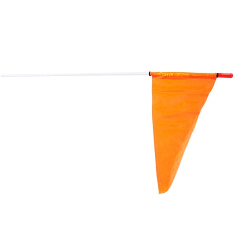 SAFETY FLAG 5  W/SPRING MT-WH/OG