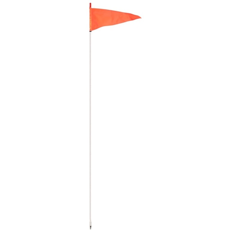 SAFETY FLAG 8  W/STUD MT-WH/OG