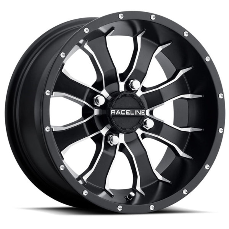 12X7 4/115 A77-MAMBA MACH BK WHEEL