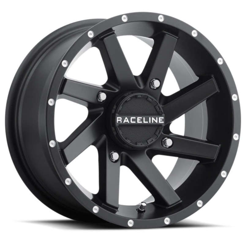 14X7 4X137 A82BTWIST BK MAT WHEEL