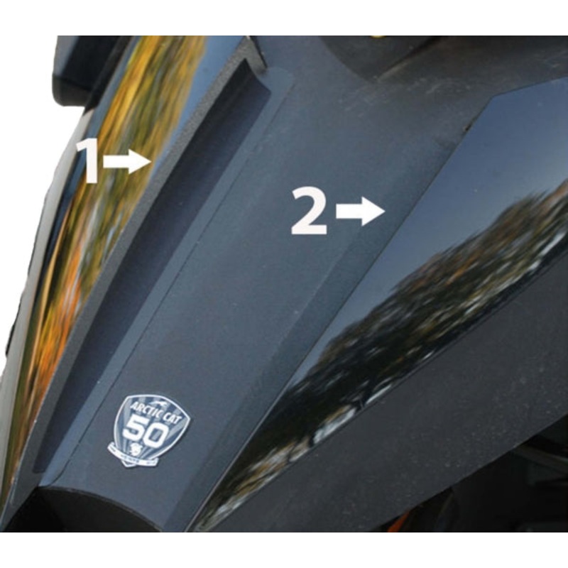 INNER HOOD KIT (2PC) A/C FROGZSKIN