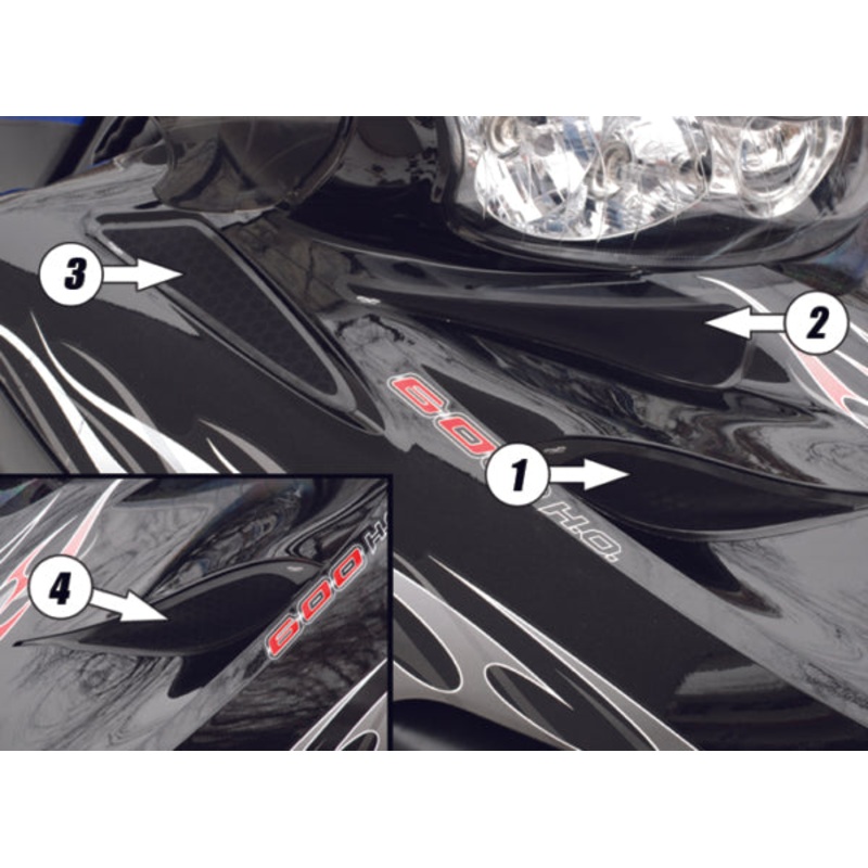 BIG AIR INTAKE VENT KIT QTY4 POL