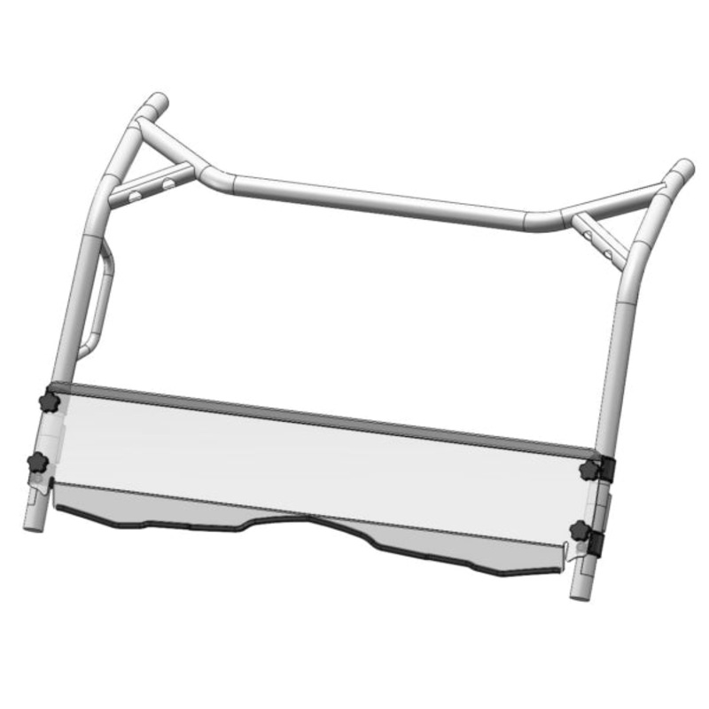 WINDSHIELD SHORT FIXED FT CFMOTO