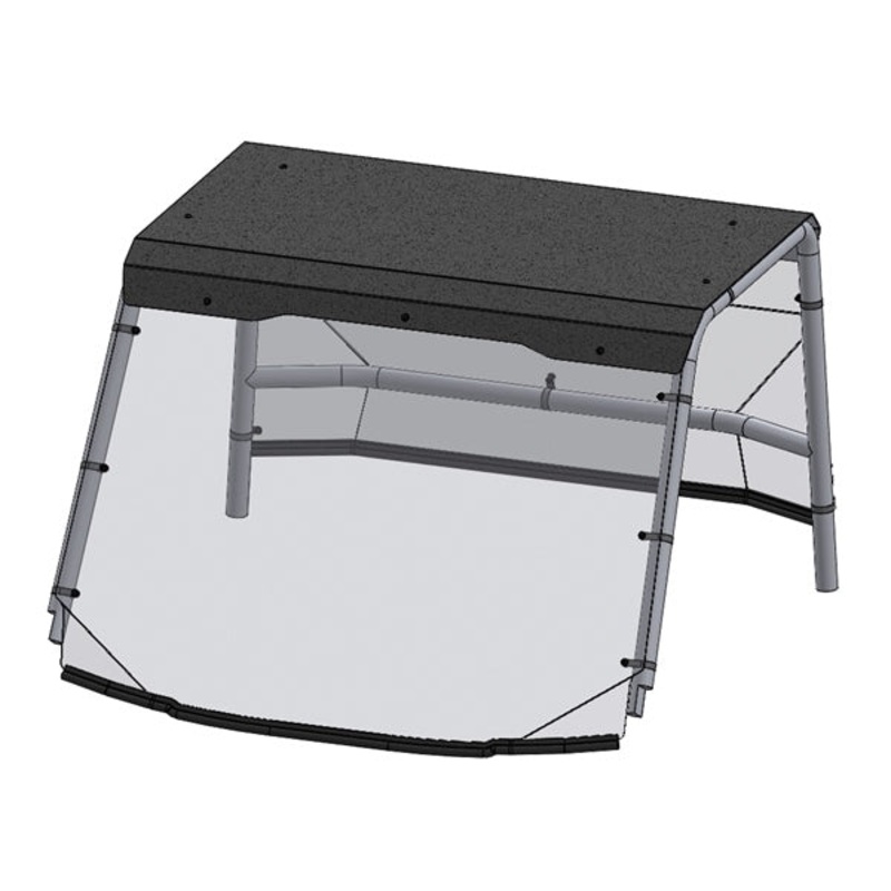 WINDSHIELD W/ROOF POL DIRECTION2