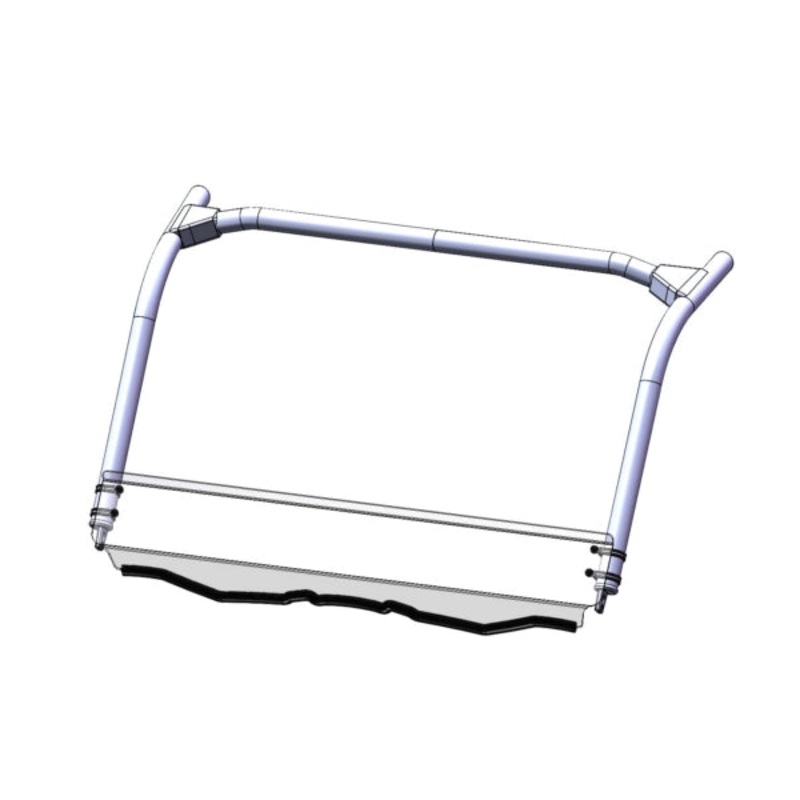 WINDSHIELD SHORT FIXED GP FT YAM