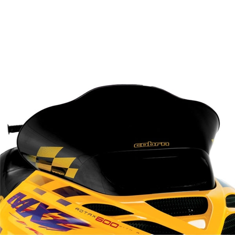 WINDSHIELD LOW 13.25 BK W/YL CHECK