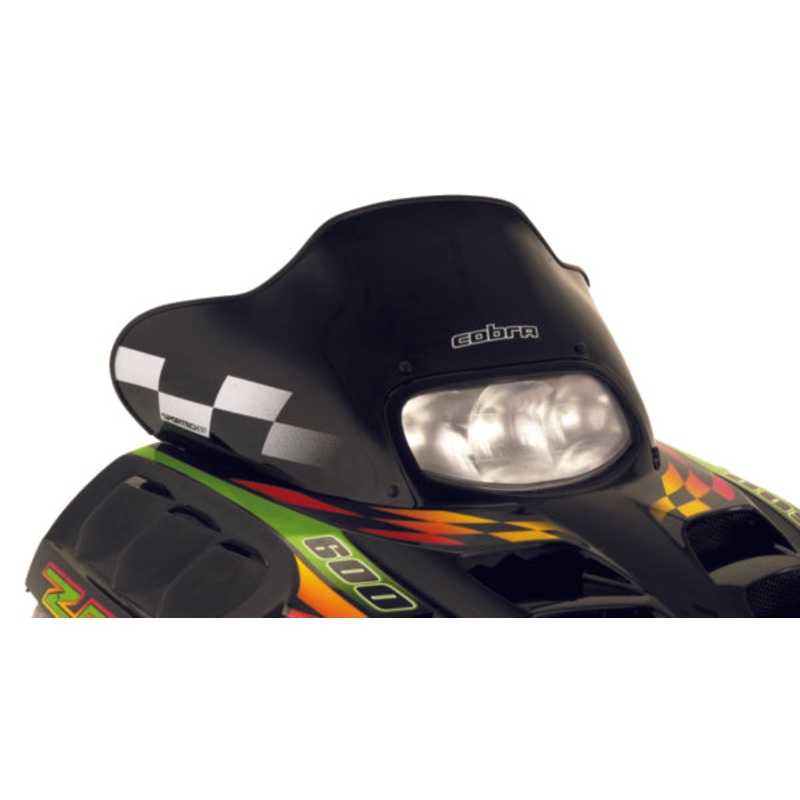 WINDSHIELD LOW 13 BK W/WH CHECK A/C