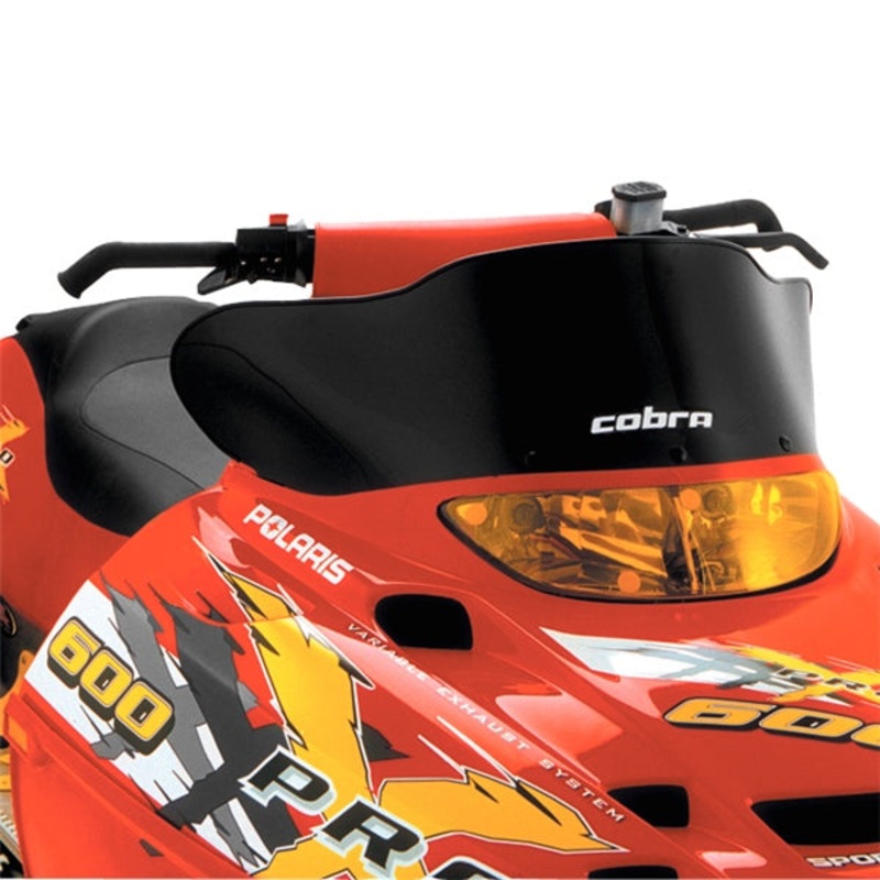 WINDSHIELD LOW 8.5 BK POL POWERMADD