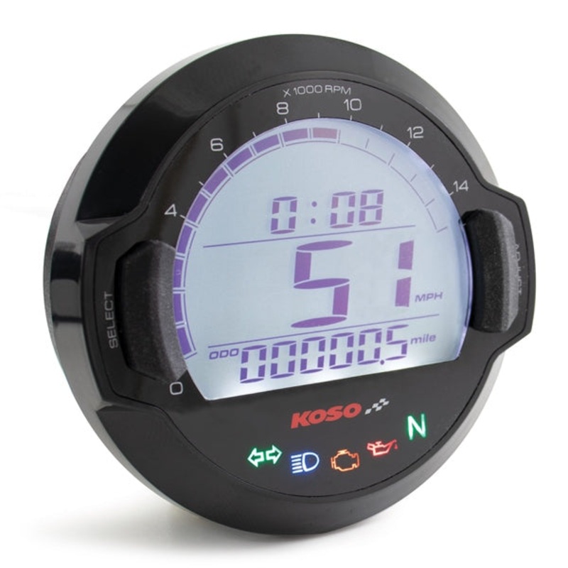 GAUGE GP MULTI FUNCTION DL-03SR BK KOSO