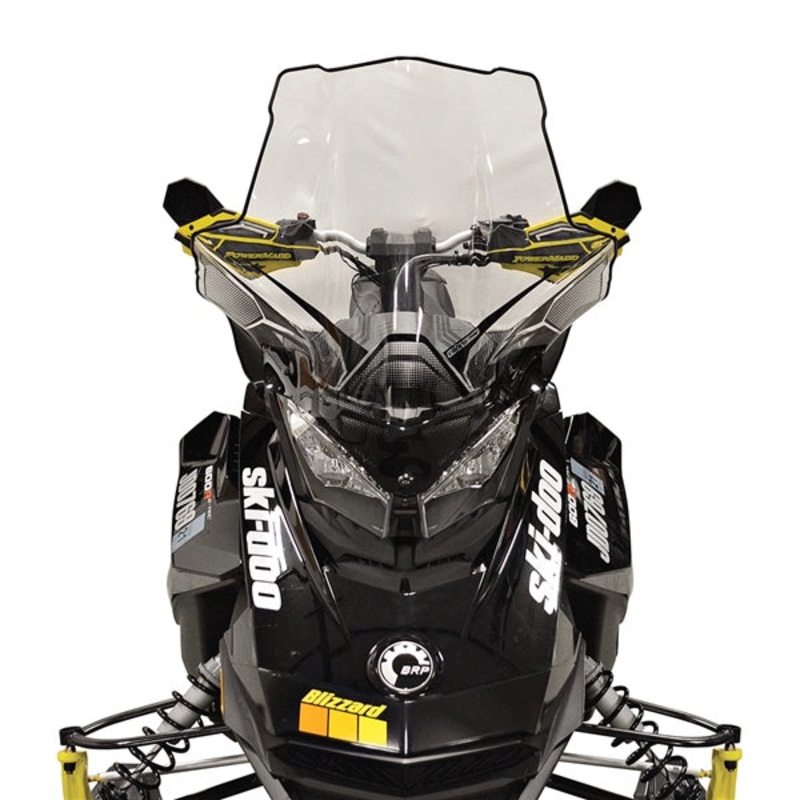 WINDSHIELD TALL 22 CLR W/BK FADE SKIDOO