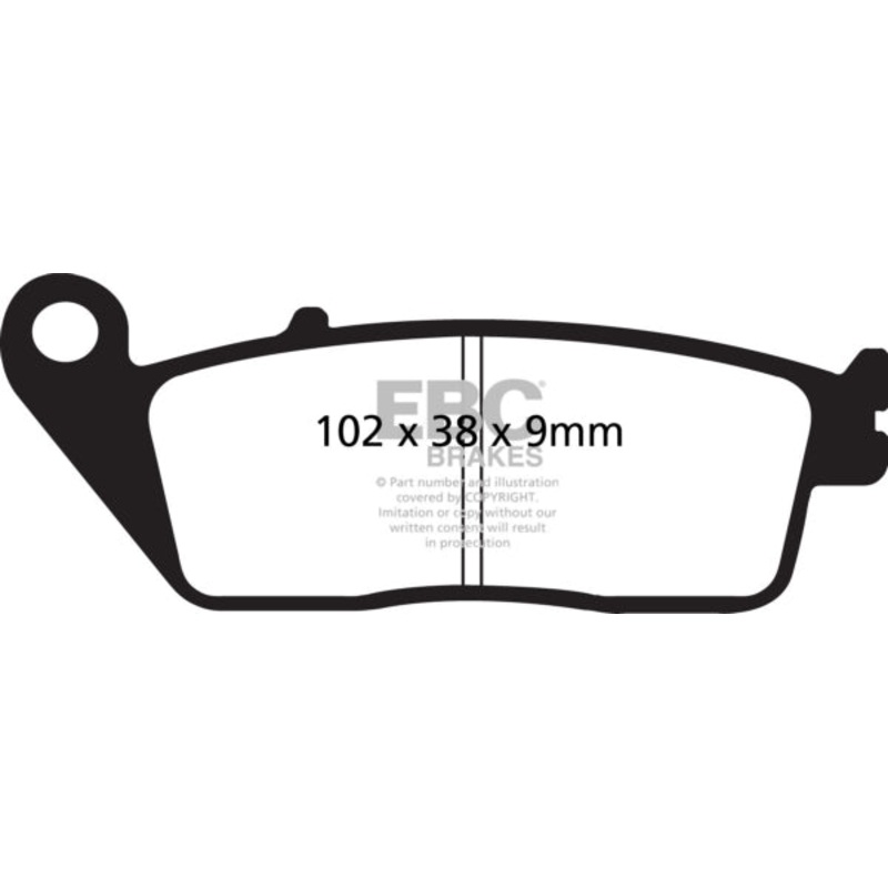 FA142V EBC BRAKE PAD FT