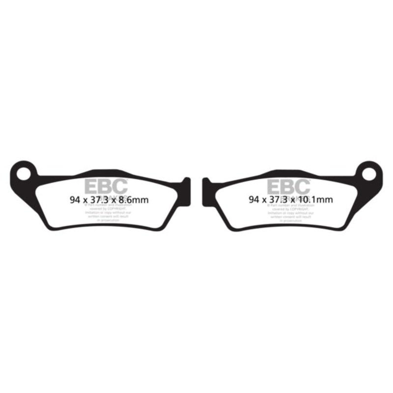 FA363V EBC BRAKE PAD RR