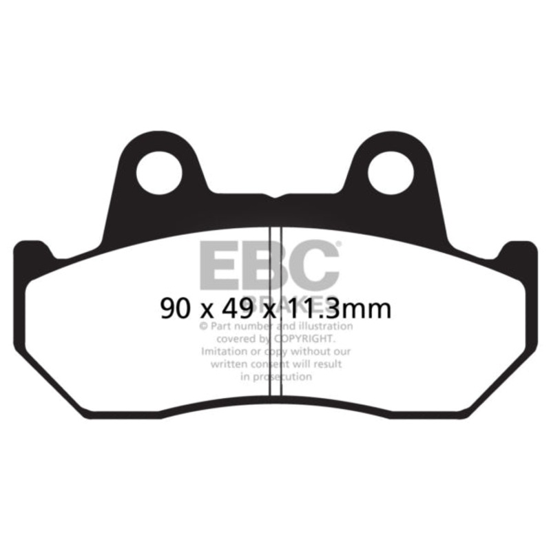 FA69/3V EBC BRAKE PAD FT/RR
