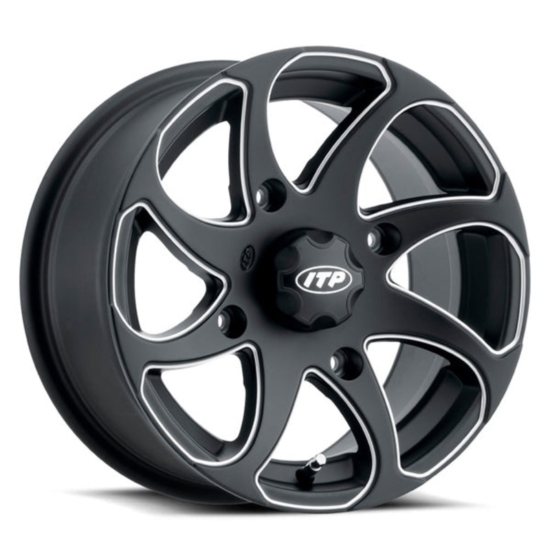 14X7 4/110 5+2 TWISTER BK WHEEL ITP