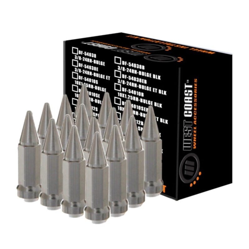 LUG NUT 12MMX1.5 SPIKE CH QTY16 WCA