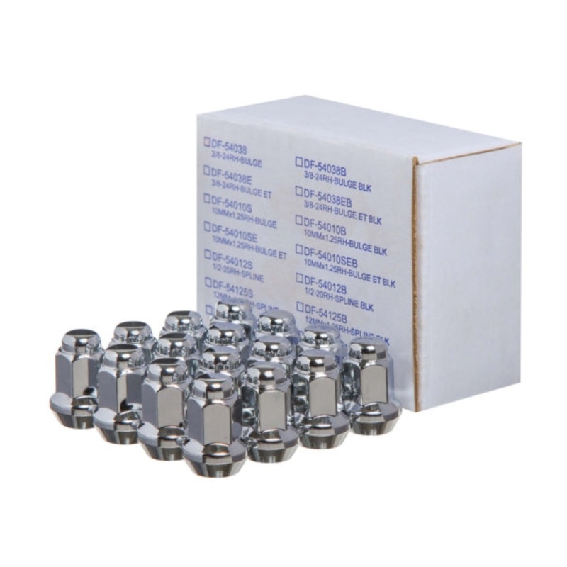 LUG NUT 12MMX1.50 TAPER CHR QTY16 WCA