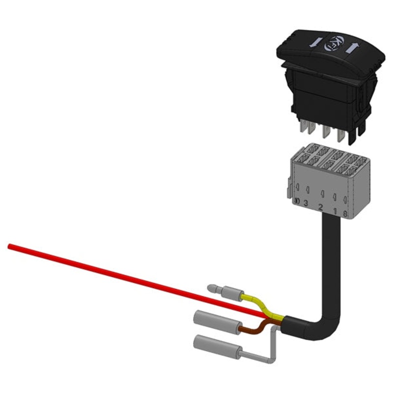 ACTUATOR BACKLIT DASH ROCKER SWITCH